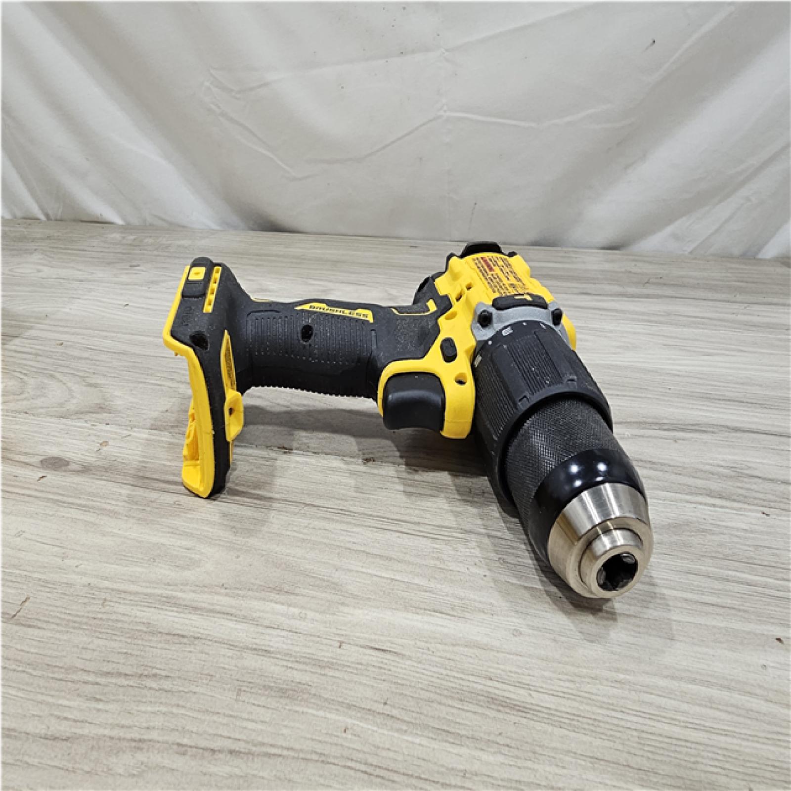 AS-IS DEWALT ATOMIC 20-Volt MAX Brushless Cordless 1/2 in. Hammer Drill (Tool-Only)