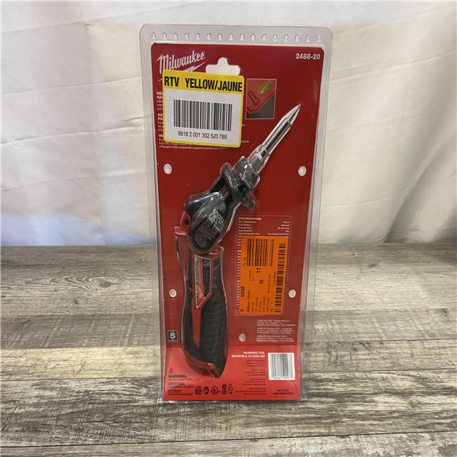 NEW - Milwaukee 12-Volt Lithium-Ion Cordless Soldering Iron (Tool-Only)