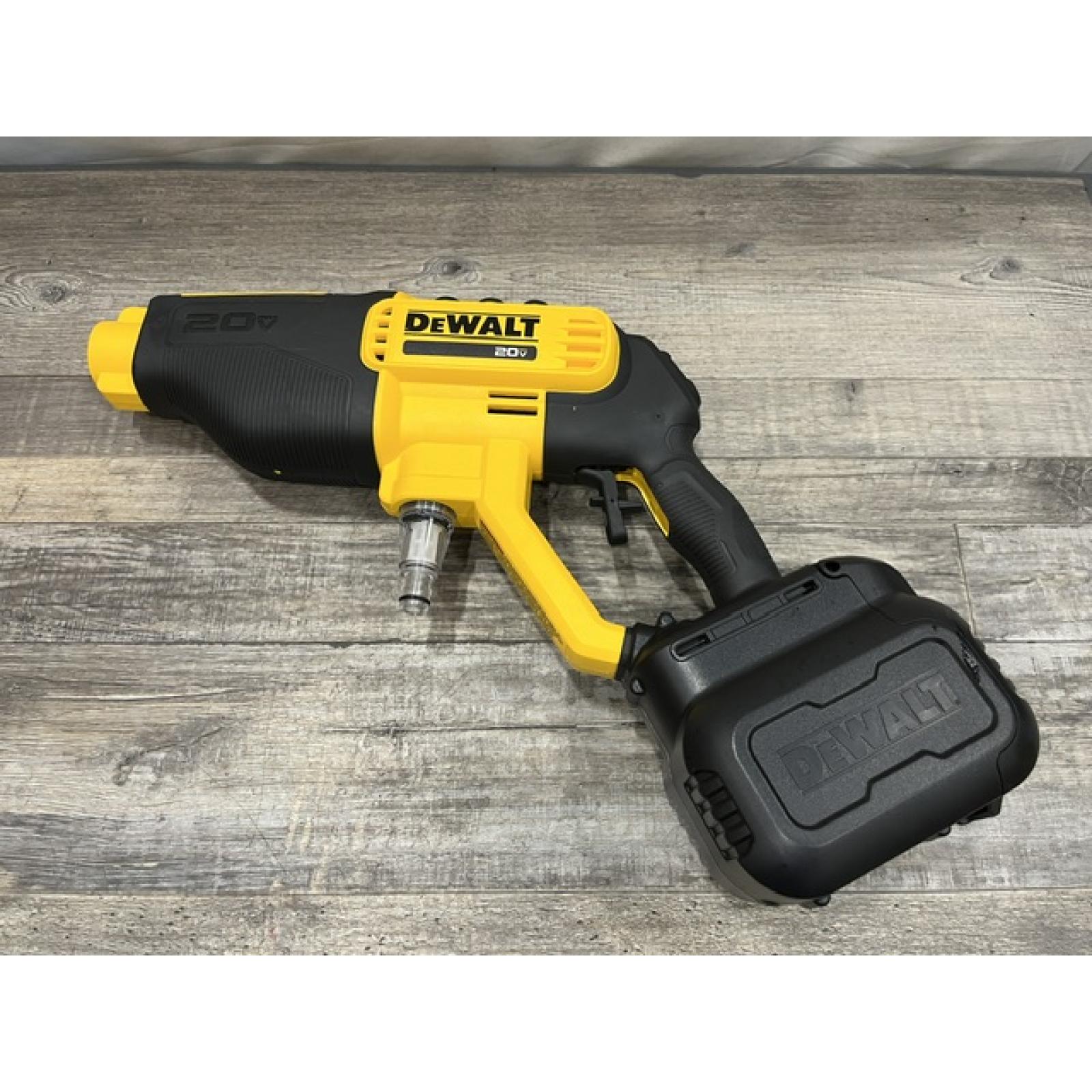 AS-IS DEWALT 20V MAX 550 PSI 1.0 GPM Cold Water Cordless Power Cleaner with 4-Nozzles (Tool Only)