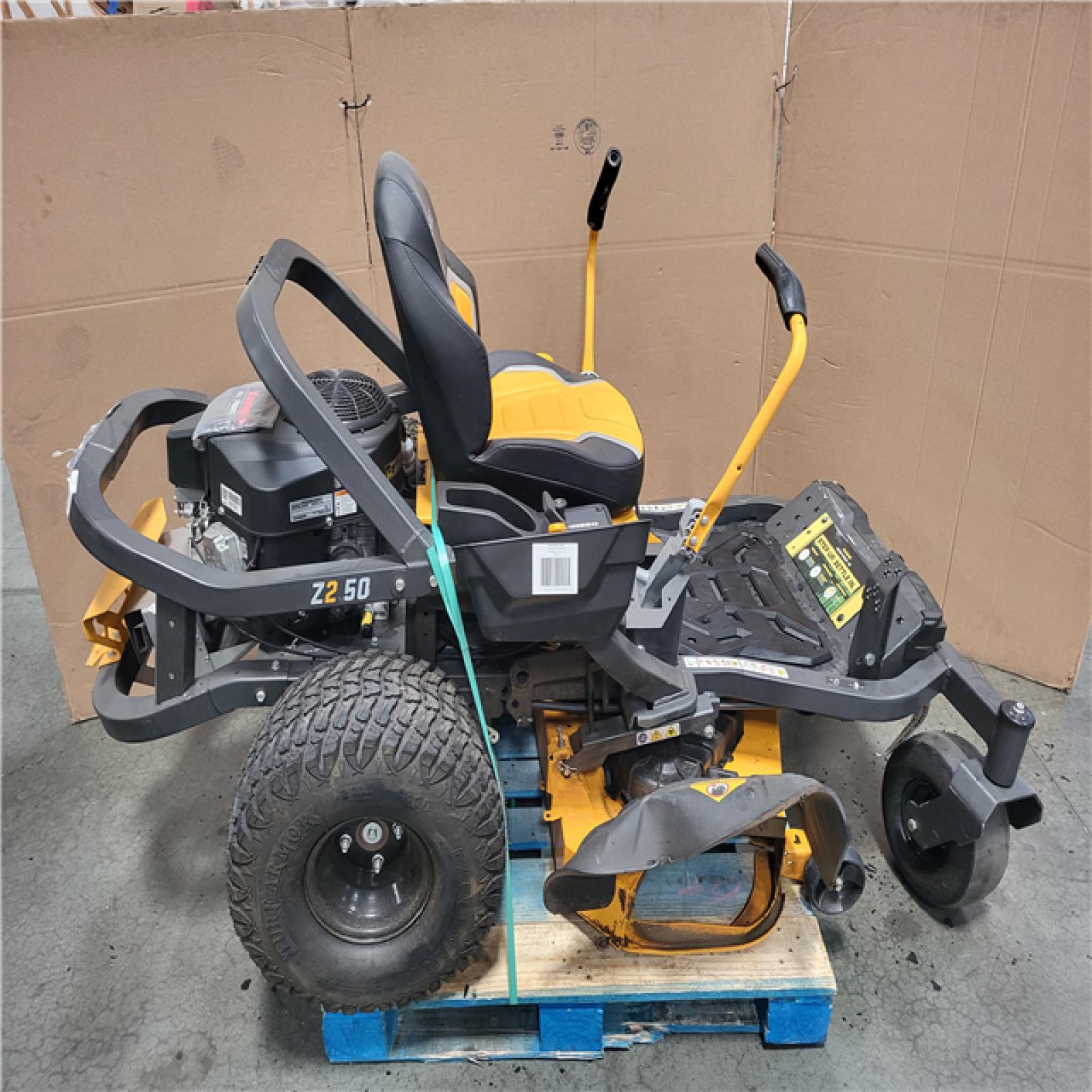 CALIFORNIA AS-IS CUB CADET ULTIMA Z2 50 IN. 23HP ZERO TURN MOWER AND 50/54