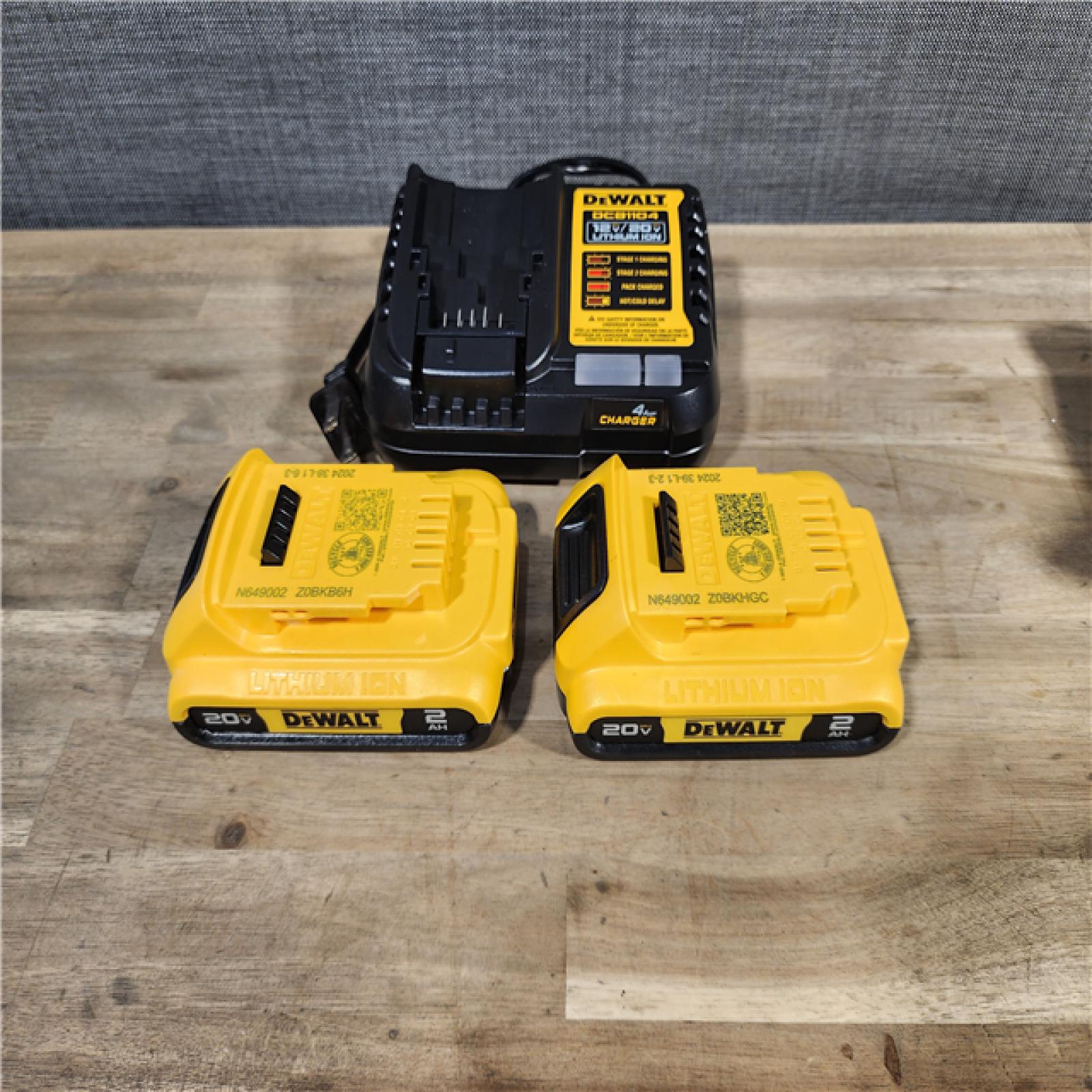 HOUSTON LOCATION - AS-IS DEWALT 4 TOOL COMBO KIT W/ (2) BATTERY & CHARGER