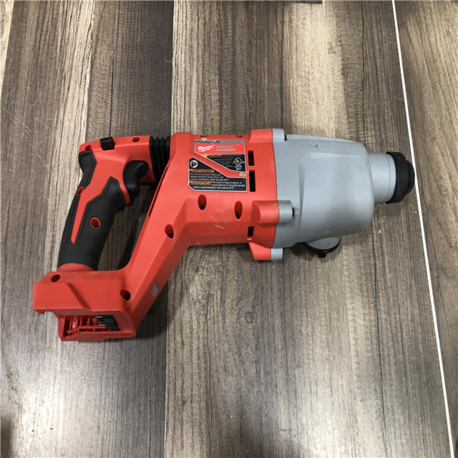 AS-IS Milwaukee 18V Lithium-Ion Brushless Cordless 1 in. SDS-Plus D-Handle Rotary Hammer (Tool-Only)