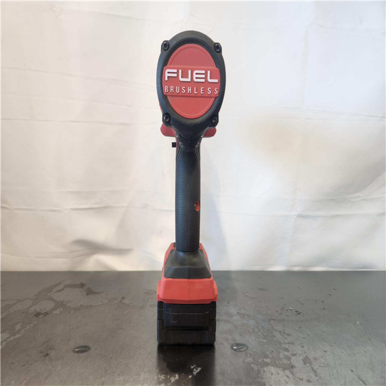 AS-IS- Milwaukee FUEL 18V Lithium-Ion Brushless Cordless 1/2 in. Impact Wrench w/Friction Ring Kit