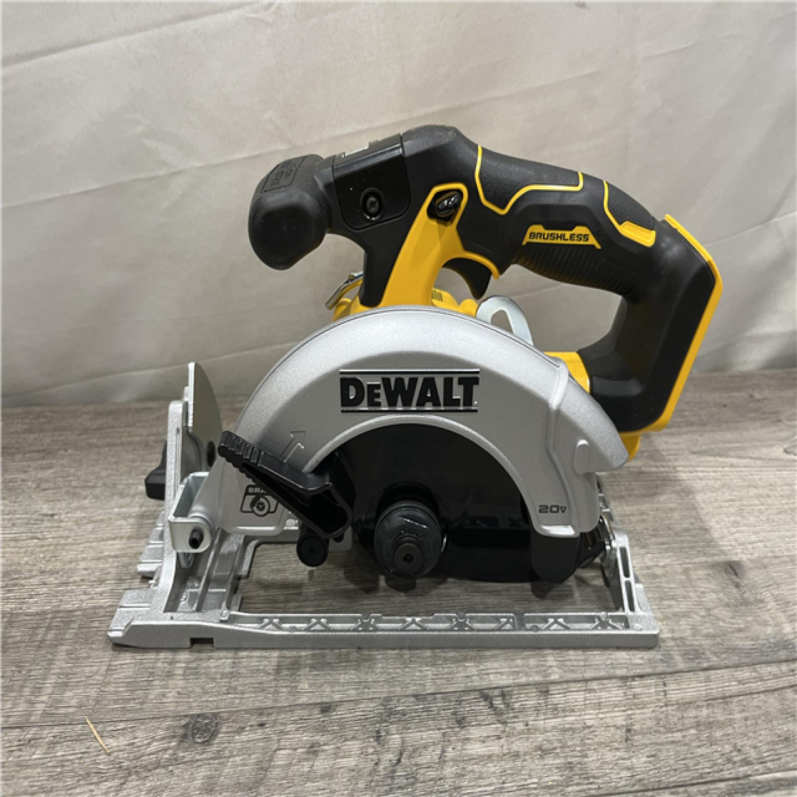 AS-IS DEWALT 20V MAX Cordless Brushless 6-1/2 in. Sidewinder Style Circular Saw (Tool Only)