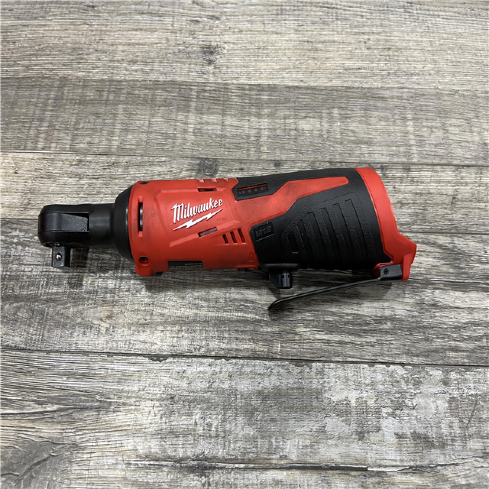 AS-IS Milwaukee 12V Lithium-Ion Cordless 3/8 in. Ratchet (Tool-Only)