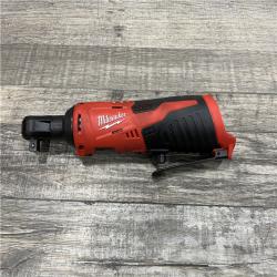AS-IS Milwaukee 12V Lithium-Ion Cordless 3/8 in. Ratchet (Tool-Only)