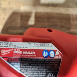 Houston Location AS-IS Milwaukee FUEL 18-Volt Lithium-Ion Brushless Cordless Gen II 18-Gauge Brad Nailer (Tool-Only)