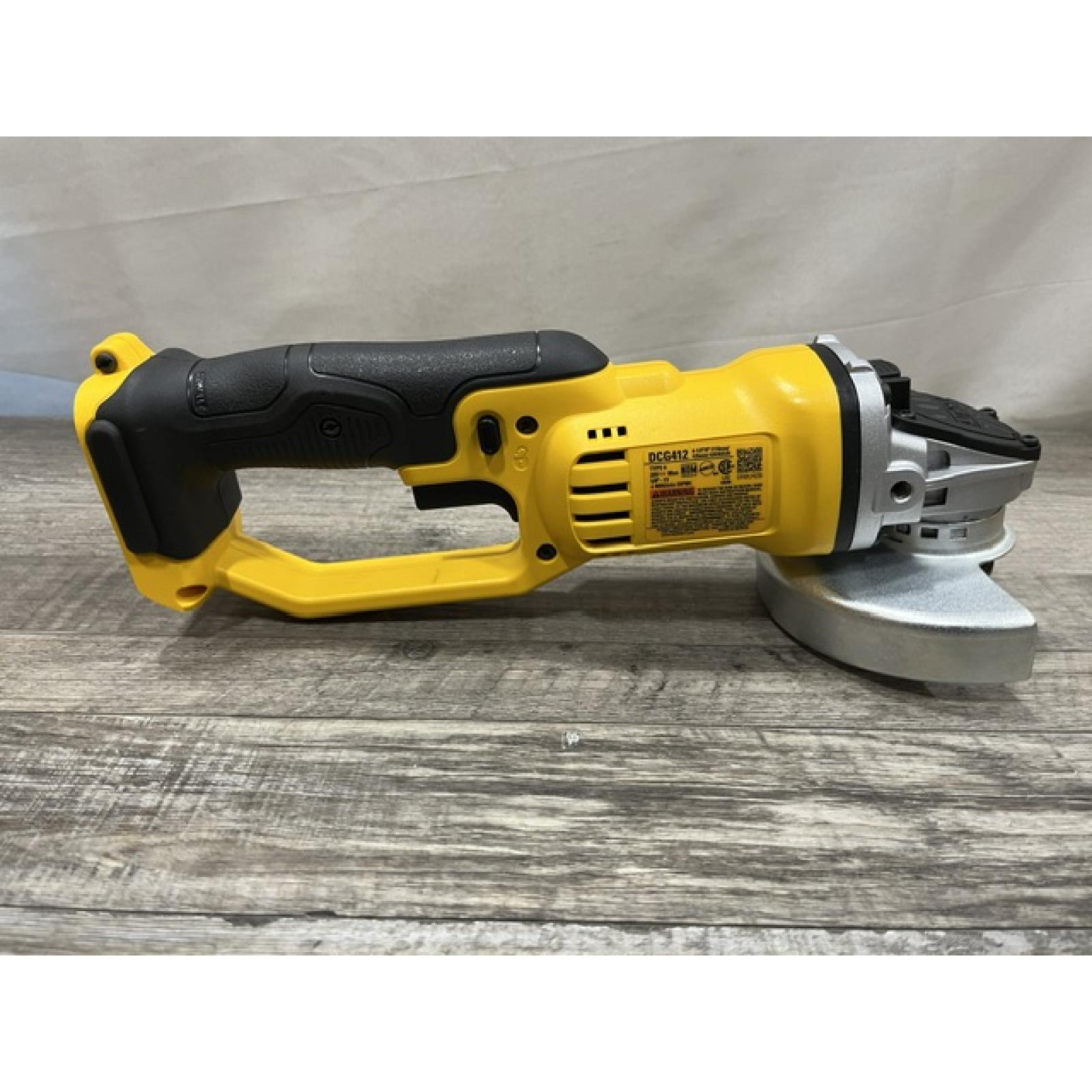 AS-IS DEWALT 20V MAX Cordless 4.5 in. - 5 in. Angle Grinder (Tool Only)