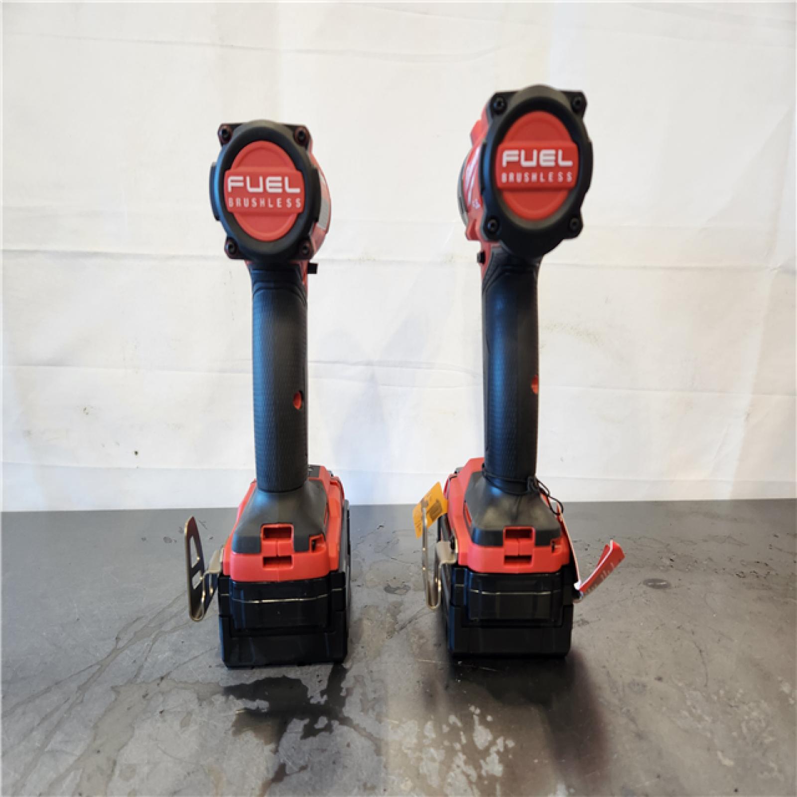 AS-IS- Milwaukee FUEL 18V Lithium-Ion Brushless Cordless Hammer Drill and Impact Driver Combo Kit