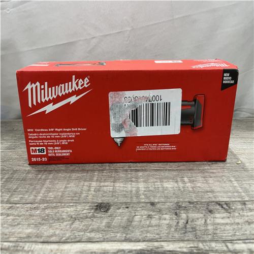 NEW - Milwaukee 18V Lithium-Ion Cordless 3/8 in. Right-Angle Drill (Tool-Only)