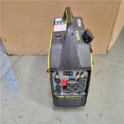 CALIFORNIA AS-IS CHAMPION 4500/3500-Watt Electric Start Gasoline/Propane Powered Dual Fuel Inverter Generator with Quiet Technology and CO Shield