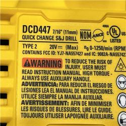 AS-IS DEWALT 20V MAX XR Lithium-Ion Brushless Cordless 7/16 in. Compact Stud & Joist Drill Kit