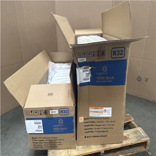 CALIFORNIA LIKE NEW GREE 18000 BTU OUTDOOR AND INDOOR UNITS