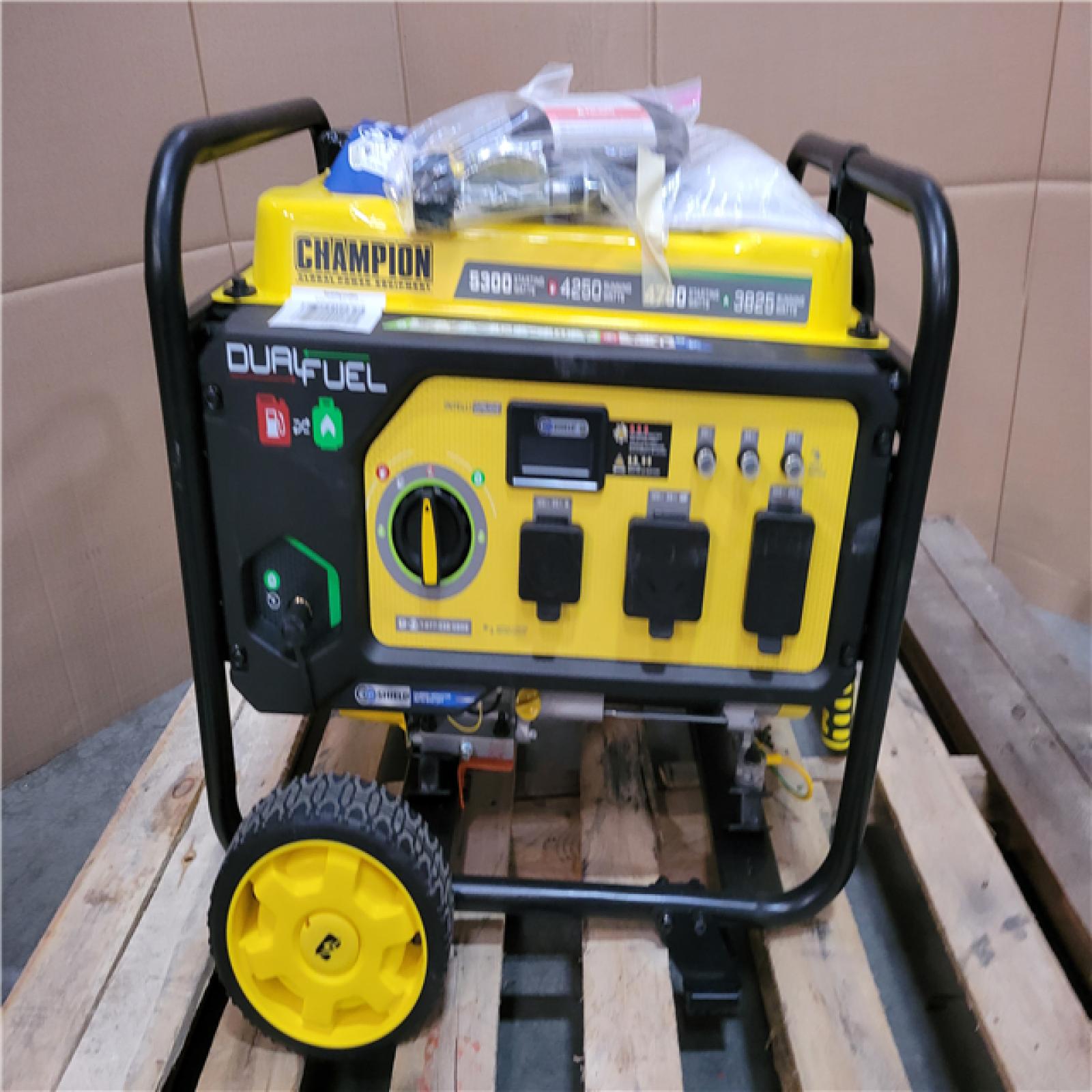 CALIFORNIA AS-IS CHAMPION PORTABLE GENERATOR