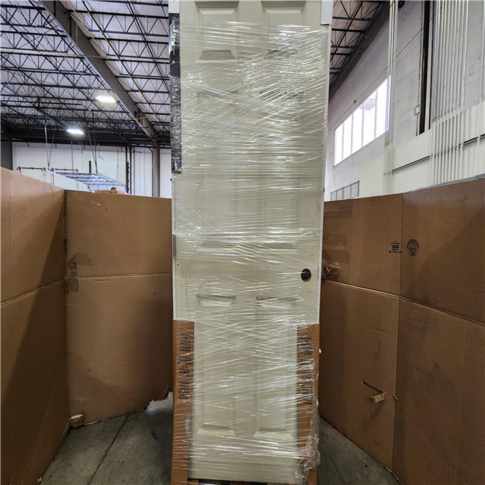 Phoenix NEW Masonite 30 in. x 80 in. 6-Panel Right-Hand Prehung Door Pallet of 6