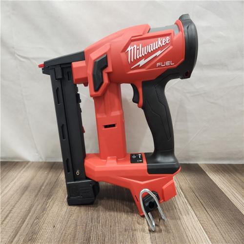AS-IS- MILWAUKEE FUEL 18V Cordless 18-Gauge 1/4 in. Narrow Crown Stapler (Tool-Only)
