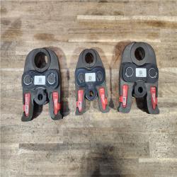 HOUSTON LOCATION - AS-IS Milwaukee M18 1/2in. -1 in. Black Iron Press Tool Jaw Kit