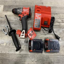 AS-IS Milwaukee FUEL 18V Lithium-Ion Brushless Cordless 1/2 in. Hammer Drill Driver Kit