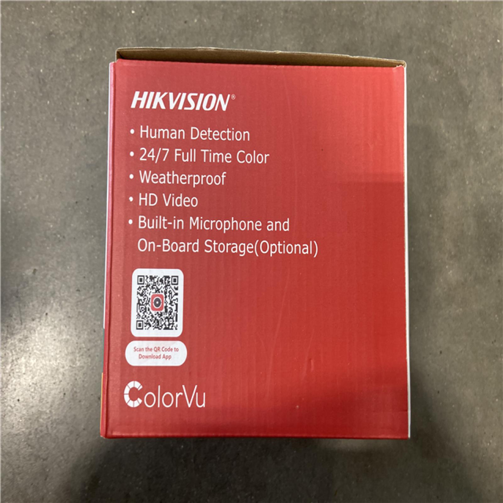 NEW! - Hikvision ColorVu DS-2CD1347G2-LUF 4MP Outdoor Network Dome Camera
