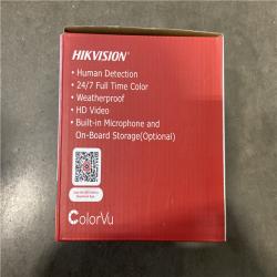 NEW! - Hikvision ColorVu DS-2CD1347G2-LUF 4MP Outdoor Network Dome Camera
