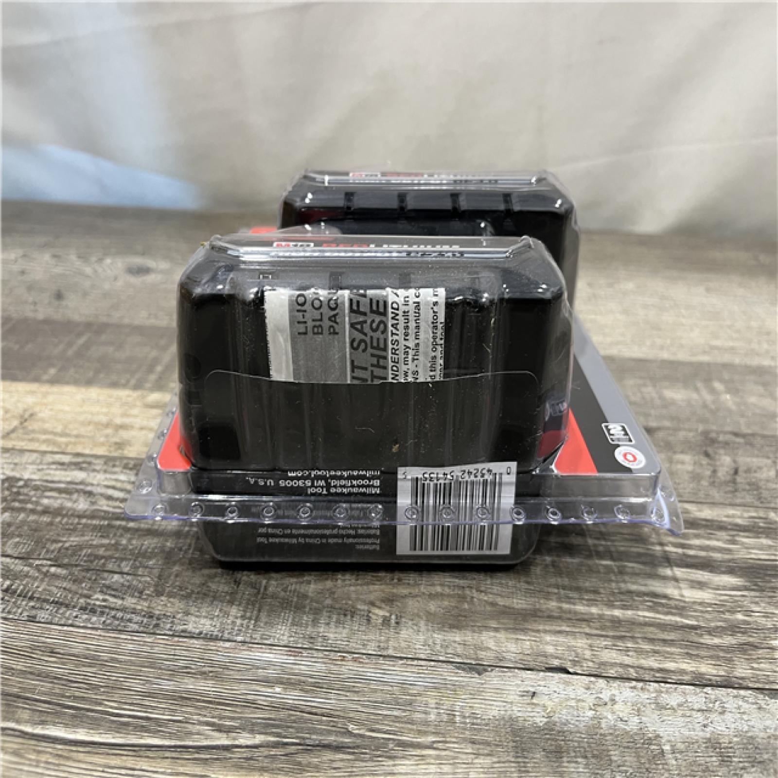 NEW - Milwaukee 18V Lithium-Ion HIGH OUTPUT CP 3.0Ah Battery Pack (2-Pack)