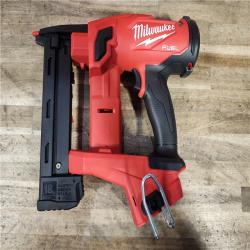 HOUSTON LOCATION - AS-IS Milwaukee FUEL 18-Volt Lithium-Ion Brushless Cordless 18-Gauge 1/4 in. Narrow Crown Stapler (Tool-Only)