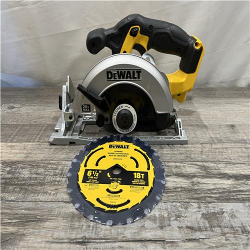 AS-IS DEWALT 20-Volt MAX Lithium-Ion Cordless 6-1/2 in. Circular Saw (Tool-Only)