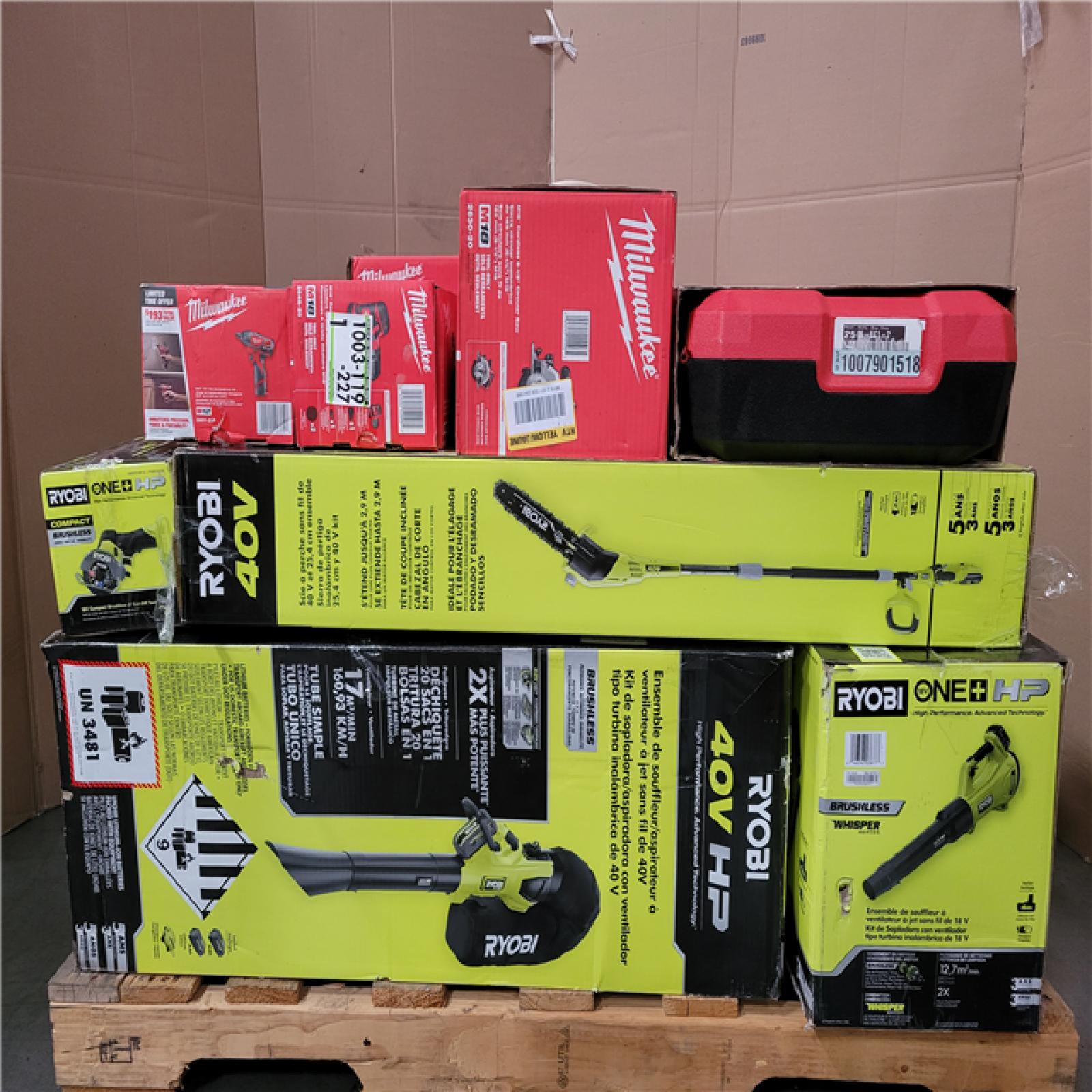 CALIFORNIA AS-IS TOOL PALLET