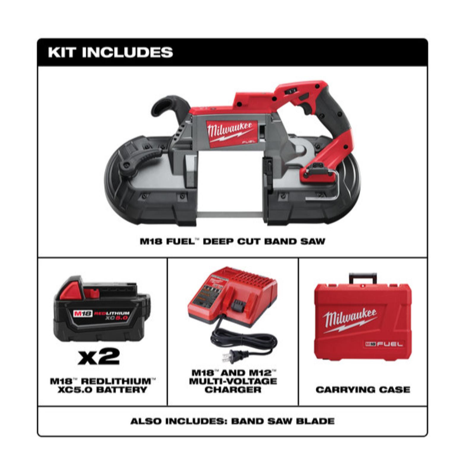 NEW! - Milwaukee M18 FUEL Band Saw Kit
