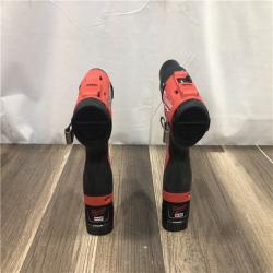 AS-IS Milwaukee 12-Volt Lithium-Ion Brushless Cordless Subcompact Drill and Impact Driver Combo Kit