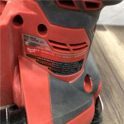AS-IS Milwaukee  18V Lithium-Ion Cordless 1/4 in. Sheet Sander (Tool-Only)
