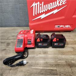 HOUSTON LOCATION - AS-IS MILWAUKEE FUEL 18V Lithium-Ion Brushless Cordless Hammer Drill and Impact Driver Combo Kit