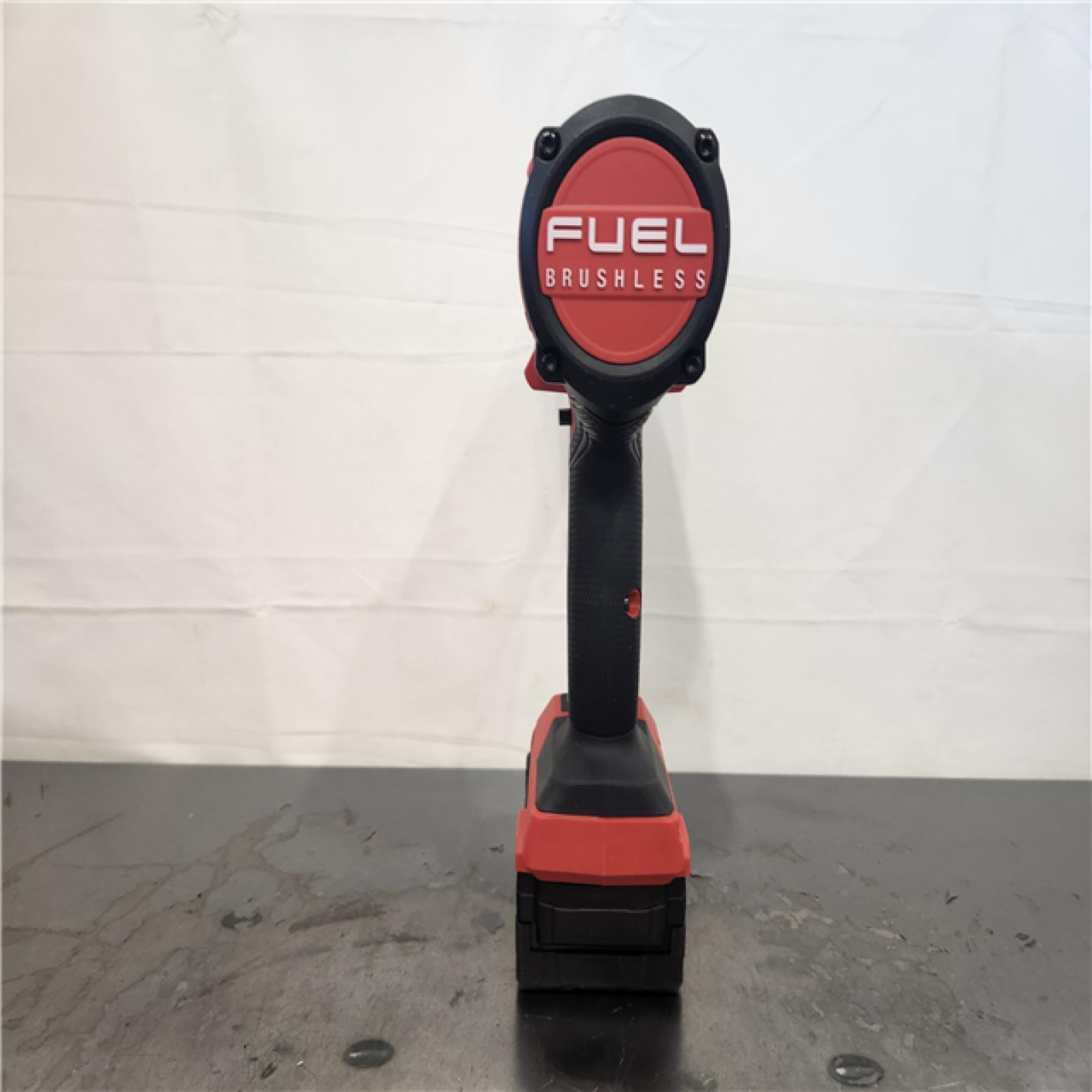 AS-IS- Milwaukee FUEL 18V Lithium-Ion Brushless Cordless 1/2 in. Impact Wrench w/Friction Ring Kit