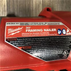 AS-IS Milwaukee FUEL 3-1/2 in. 18-Volt 30-Degree Lithium-Ion Brushless Cordless Framing Nailer (Tool-Only)