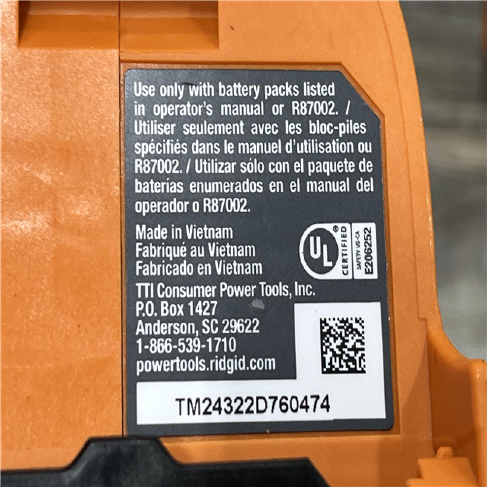AS-IS RIDGID 18V SubCompact Brushless 2-Tool Combo Kit
