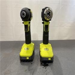 AS-IS - RYOBI ONE+ HP 18V Brushless Cordless Compact 1/2 in. Drill and Impact Driver Kit