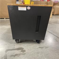 DALLAS LOCATION- HUSKY 72IN. 18 DRAWER MOBILE WORKBENCH WITH ADJUSTABLE HEIGHT TOP