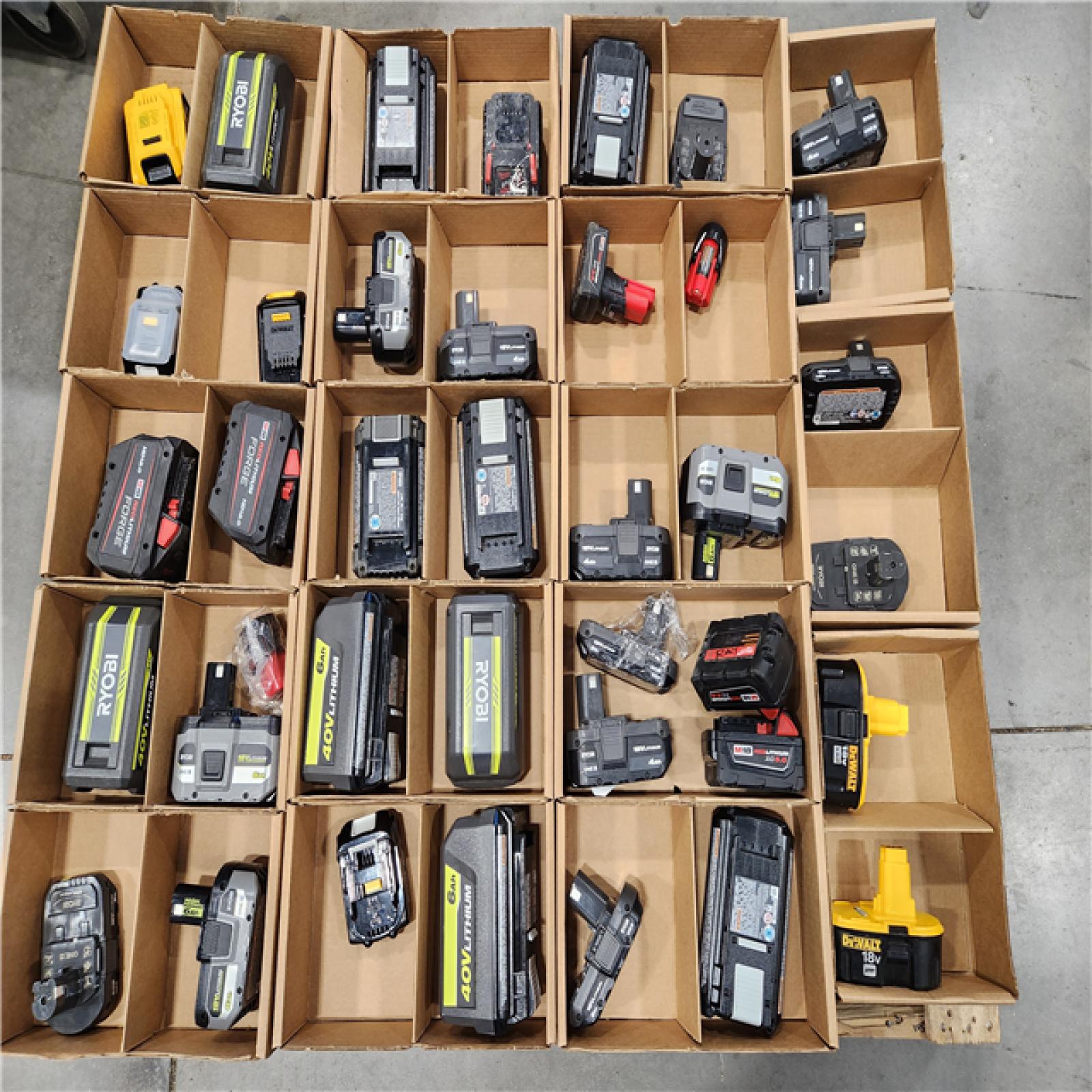 DALLAS LOCATION- AS-IS BATTERY PALLET