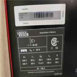 CALIFORNIA AS-IS LINCOLN ELECTRIC 180HD WELD-PAK
