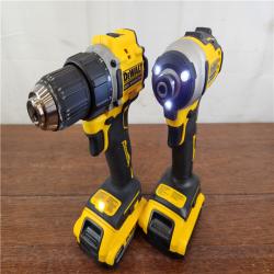 AS-IS DeWalt 20V MAX ATOMIC Cordless Brushless Compact (2-Tool) Drill and Impact Driver Kit