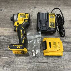 AS-IS DEWALT Atomic 20V Max Lithium-Ion Brushless Cordless Compact 1/4 in. Impact Driver Kit