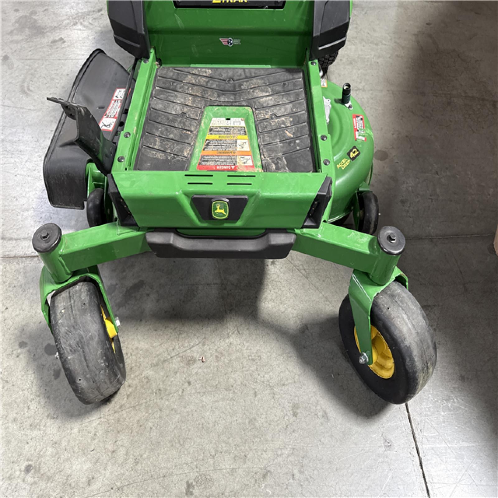 California AS-IS John Deere Z370 R Electric Riding Mower