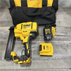 AS-IS DEWALT 20V MAX XR Lithium-Ion Cordless 18-Gauge Narrow Crown Stapler Kit