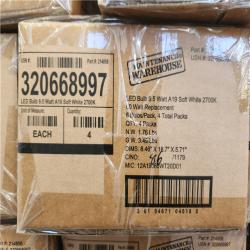 Phoenix NEW LED Bulb 9.5 Watt A19 Soft White 2700K 60 Watt Replacement 8 Bulbs/Pack  4 Total Packs Per Box Pallet (98-Boxes)