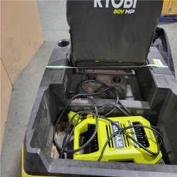 CALIFORNIA AS-IS RYOBI RIDING MOWER