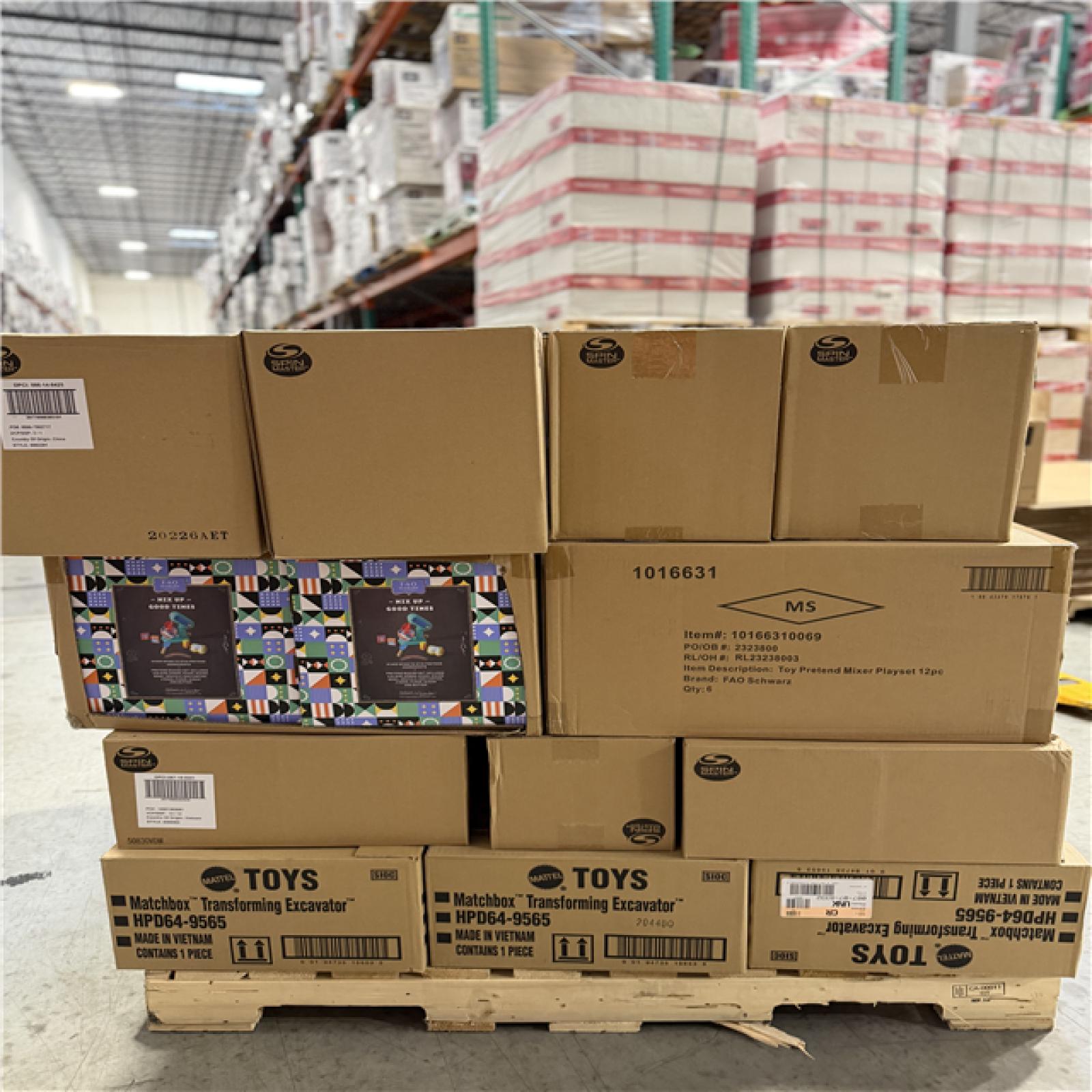DALLAS LOCATION- NEW! BULLSEYE MIXED TOY PALLET