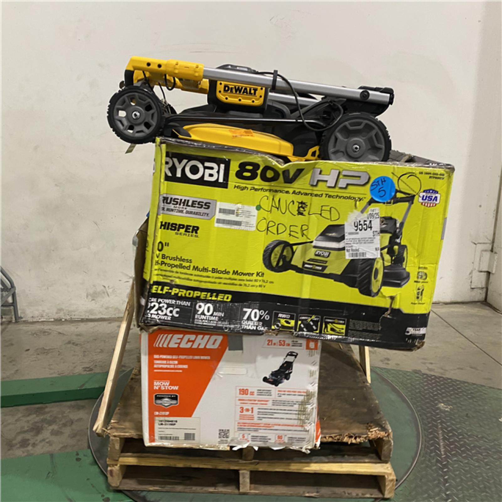 Dallas Location - As-Is Outdoor Power Equipment