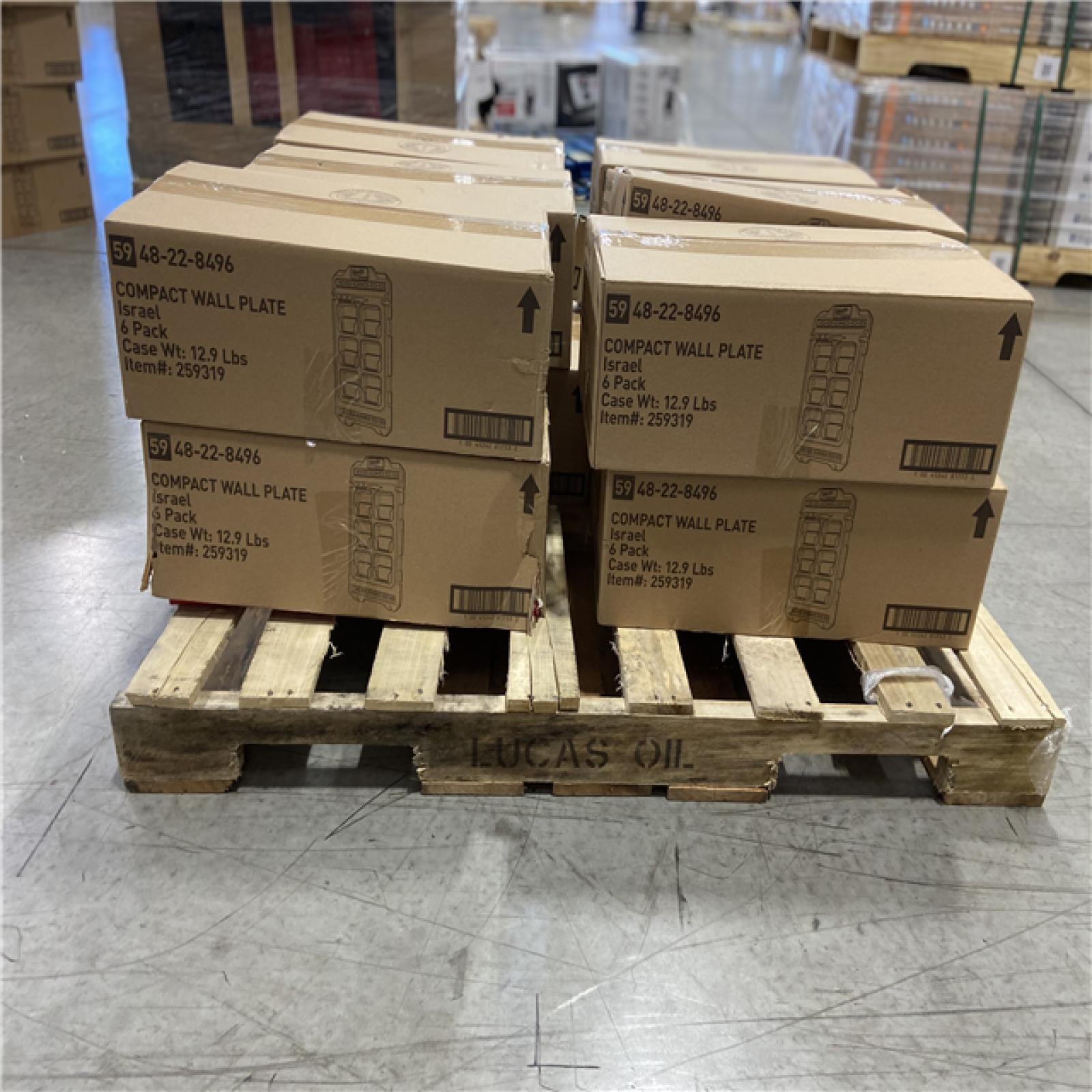 DALLAS LOCATION - Milwaukee 20 in. x 10.25 in. Wall Plate in Black - 72 UNITS