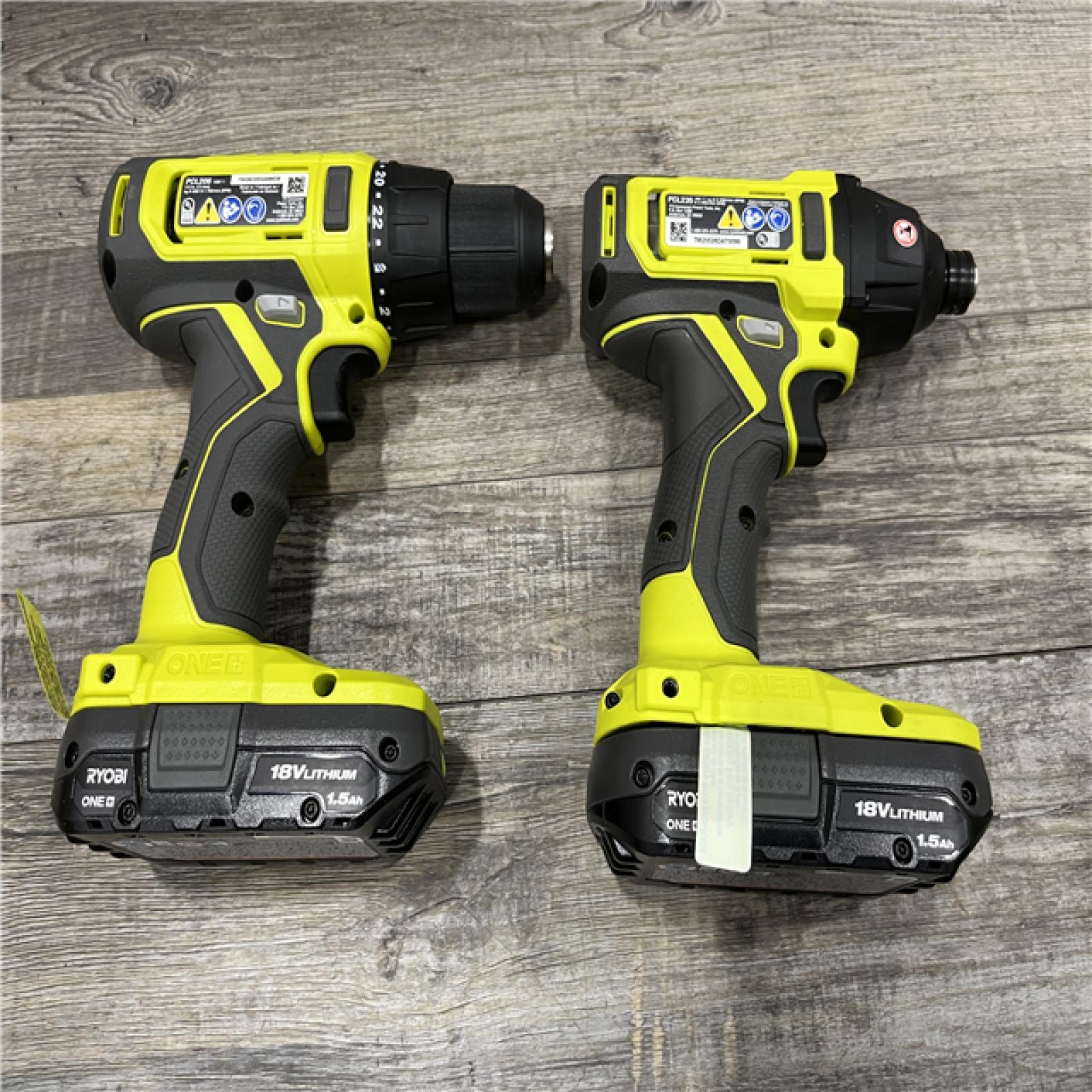 AS-IS RYOBI ONE+ 18V Cordless 2-Tool Combo Kit