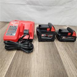 AS-IS - Milwaukee M18 18-Volt Lithium-Ion Starter Kit with One 5.0 Ah and One 2.0 Ah Battery and Charger